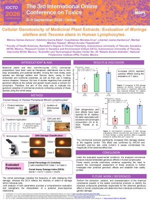 Cellular Genotoxixity of Medicinal Plants Extracts. Evaluation of Moringa oleifera and Tecoma stans un Human Lymphocytes.pdf
